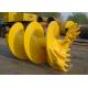 Single Screw 500mm Flight 601Kg Rock Drilling Auger