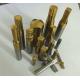 Hexagon Head Die Punch Pins , Ejector Punch Pin Yellow TiN Coating Service
