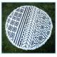 cotton large round beach towels novelty towels with tassel fringe