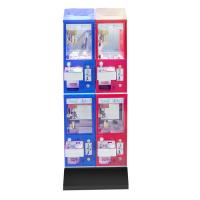 4 Player Claw Crane Machine Stacker Gift cartoon design With voice prompts