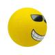 Nonslip Smiley Face Rubber Bounce Ball Multifunctional Reusable