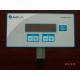 Waterproof LED Screen Single Membrane Switch Embossing With Metal Dome