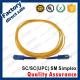 sc-sc/upc optic fiber patch cords sm g652d simplex yellow pvc lszh sheath jacket