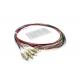 ST Single Mode Fiber Optic Pigtails For Fusion Splicing Includes Shrink Sleeves
