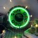 Green Saa  Neon Light Clocks 130v Ac Round Neon Clock Shell Transformer