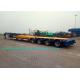 Tri Axles 50 Tons SINOTRUCK Heavy Duty Low Bed Trailers For Machine Transport