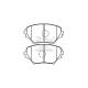 Cadillac Ceramic Brake Pad Set with Noise Reduction and Wear Sensor 22851703