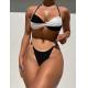 Striped Pattern Swimming Suits Bikini - Go Swimming In Style Push Up Swimsuit Sexy Bathing Suits For Women