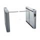 304 Stainless Steel Instusion Alarm Reset Automatical Drop Arm Turnstile Gate Remote Control By PC
