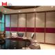 Gold Edge 38-45db Soundproof Sliding Folding Wall Partition For Restaurant