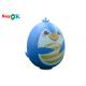 Commercial Merry Xmas Inflatable Holiday Decorations Blue Blow Up Bird Cartoon Balloon