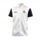 Breathable White Cotton Sportswear Custom Logo Design for Motocross F1 MotoGP Racing
