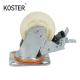Customized Request Auto Lock Caster Wheels for Air Cooler Electrical Brake Caster