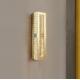 Rustproof Contemporary Gold Crystal Wall Sconce Lighting Electroplating Polishing