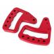 Red Black Steel Grab Handles Kit Car Interior Accessories For 07-18 Wrangler