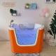 White Acrylic Baby SPA Bathtub Freestanding Baby Massage Spa Tub With Thermostat