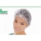 25g/m2 Disposable Non Woven Cap With Latex Free Double Elastic
