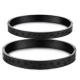 Tagor Jewellery Super Quality 316L Stainless Steel Couple Bracelet Bangle TYGB003