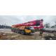 160 Ton Mobile Truck Crane Direct Source 85.5m Max Height 8m Crane Jib Yellow and Red