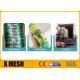 17 Inch Width Plastic Mesh Netting 500 Ft Length Green Color Uv Resistance Anti Bird