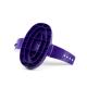 Plastic PE Horse Grooming Brushes 16*9cm Optional Color With Conjoined Hard Ribbon