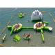 Yellow Giant Inflatable Floating Water Park With 0.9mm PVC Tarpaulin Material