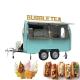 Customized Fully Equipped Food Truck Concession Bubble Tea Coffee Food Trailers