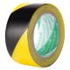 Detectable Underground PVC Hazard Tape Black And Yellow Stripes