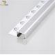Slip Resistant Tile Edge Trim For Stairs Box Edge Shiny Silver Color