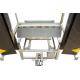 Grey Green Hydraulic Mechanical Loading Dock Ramps / Leveler CE ISO9001