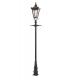 Garden Cast Iron Outdoor Lights Customized Color With ISO9001 Certificate