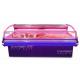 Butchery Refrigeration Equipment Meat Display Freezer With Cool LED Light
