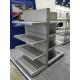 Single / Double Side Supermarket Metal Shelves With Strong Construction