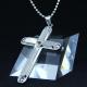Fashion Top Trendy Stainless Steel Cross Necklace Pendant LPC371-1