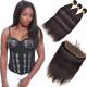 8A Real Indian Human Hair Extensions 3 Piece Lace Frontal Full Cuticle Aligned