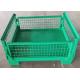 Custom Collapsible Wire Mesh Storage Cages For Warehouse Logistics