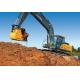 Comfortable Excavator Construction Equipment 3000m Working Attitude