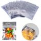 Metalized resealable Foil Plastic Packaging Bag pouch Clear Front Moisture Proof