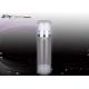 Transparent SAN Plastic Airless Bottle Long Cylindrical With Shoulder Holster
