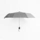 Grey Compact Auto Open Umbrella , Promotional Auto Open Auto Close Umbrella