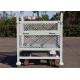 Industrial Mobile Rigid Mesh Stillage Pallet Cage Trolley With Castors