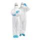 Liquid Repellent Level 3 Non Woven Disposable Coverall With Hood