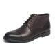Coffee Fashionable Durable Mens Genuine Leather Boots