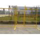 Temporary Construction Fence Panels for Canada standard 6'x9.5' 8'x9.5' mesh spacing4x12' x 9 gauge wire