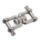 Polished Stainless Steel Double Jaw Ended Swivel Eye Hook for Heavy-Duty