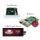 6.86 Inch LCD Display Casino Player Tracking System Player Tracking Module IC/RFID Card