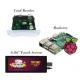 USB RFID Card Reader 6.86 Inch LCD Display Casino Player Tracking System For Bonus System