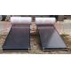 150L Flat Plate Pressurized Solar Water Heater , Solar Hot Water System White Painted Steel Outer Tank