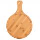 Non - Fragile Bamboo Pizza Board Food Serving Board 100% Food Standard