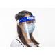 PET Lense Water Washable Double Sided Face Shield Visor